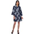 thumbnail image 2 of Moomaya Printed Kimono Robe For Girls Crossover Bathrobe Kimono Women Bathrobe, 2 of 6