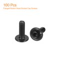 thumbnail image 3 of Unique Bargains Flanged Button Head Socket Cap Screws, 100 Pack M4x12mm 304 Stainless Steel Bolts, 3 of 5