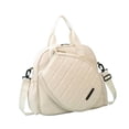 thumbnail image 3 of Siruishop Tennis Racket Holder Bag with Removable Adjustable Shoulder Strap Tennis Bag Beige, 3 of 8