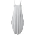 thumbnail image 4 of AherBiu Robe d'Été pour Femmes Sans Manches à Bretelles Longue Robe Irrégulière Robes Confortables avec Poche, 4 of 6