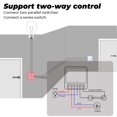 thumbnail image 4 of Mini Wifi Switch Module 16A Wi-Fi Smart Relay Light Switch APP Remote Control Voice Control DIY Circuit Breaker Module Home Appliance Automation (AC 100-240V), 4 of 8
