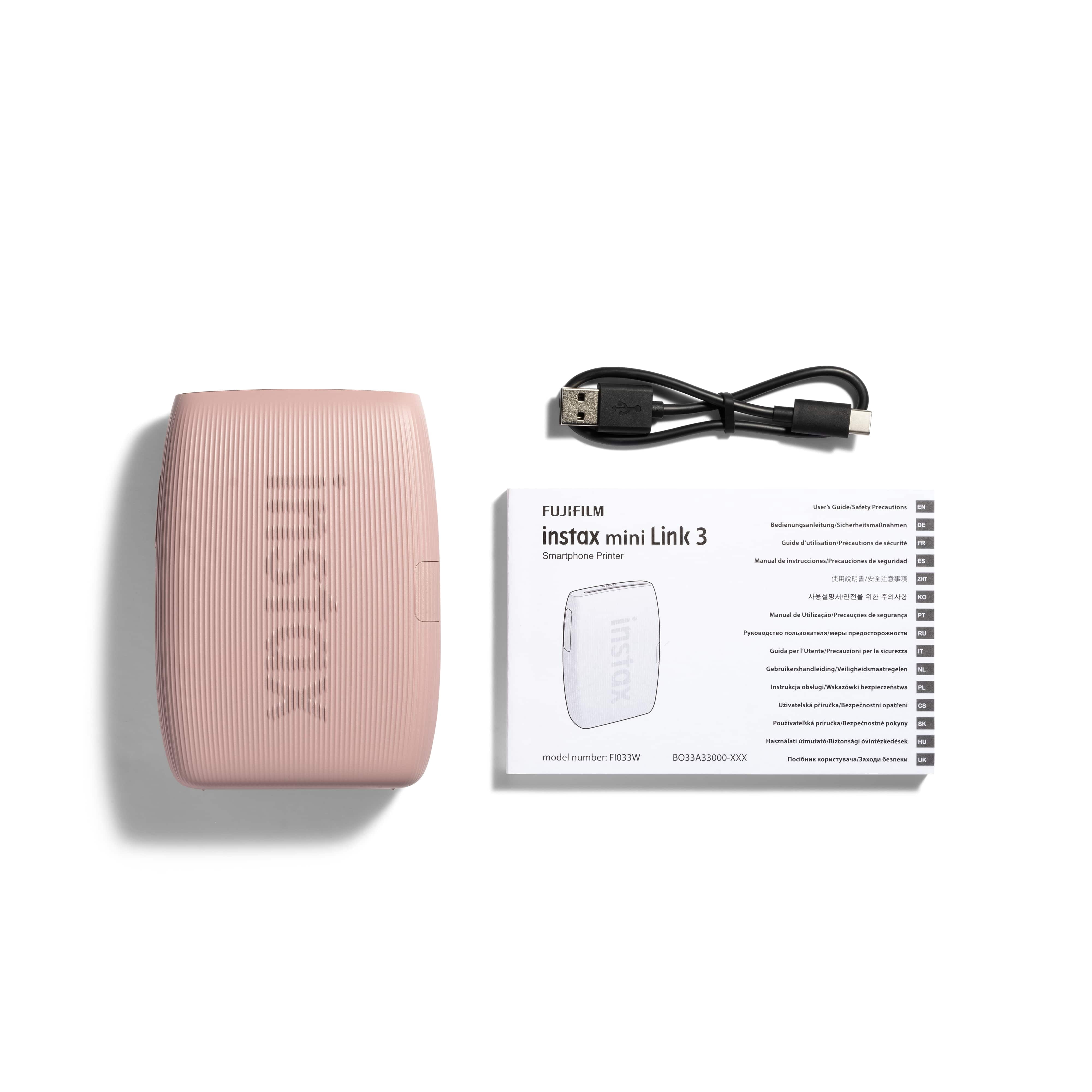 Fujifilm Instax Mini Link 3 Imprimante pour Téléphone Intelligent -