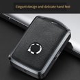 thumbnail image 2 of fastboy Car Key Leather Case Detachable Vehicle Keys Cover Protector Modification Accessories Replacement for XC60/S90/S60 Coffee Case, 2 of 6
