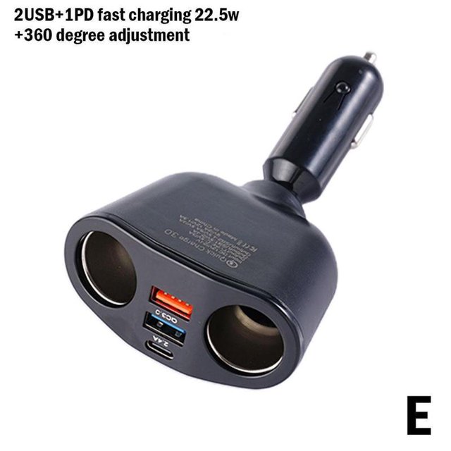 2023 Bluetooth 5.2 FM Transmitter For Car FM/AUX Bluetooth Car Adapter Car Charger Bass Boost 3 Ports Charger Bluetooth Adapter