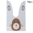 thumbnail image 1 of Coofit 50PCS Candy Bag Rabbit Ears Design Treat Bag Party Favor Bag for Cookies Candy, 1 of 10