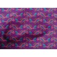 thumbnail image 4 of oneOone Organic Cotton Voile Fabric Fish Block Printed Craft Fabric BTY 42 Inch Wide, 4 of 4