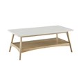 thumbnail image 3 of Madison Park Parker Table Basse avec Finition Blanche et Naturelle MP120-1063, 3 of 4