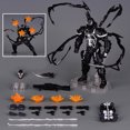 thumbnail image 3 of Agent Venom Eugene "Flash" Black/White Movable Action Figure Model Box Set, 3 of 9
