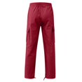 thumbnail image 5 of Men‘s Elastic Waist Loose Fit Lightweight Workwear Casual Cargo Pull On Pants With Multi Pockets, 5 of 5