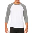 thumbnail image 1 of Bella + Canvas T-Shirt de Baseball Unisexe à Manches 3/4, 1 of 1