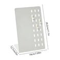 thumbnail image 4 of Outoloxit Freestanding Metal Desktop Pegboard Matte Purple L-Shaped Hole Display Organizer for Office Study Vanity Table Decor, 4 of 7