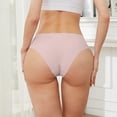 thumbnail image 5 of Penkiiy String pour Femme, Mode, Aguichant, Sans Traces, Transparent, Taille Basse, Culotte String, L Rose, 5 of 5