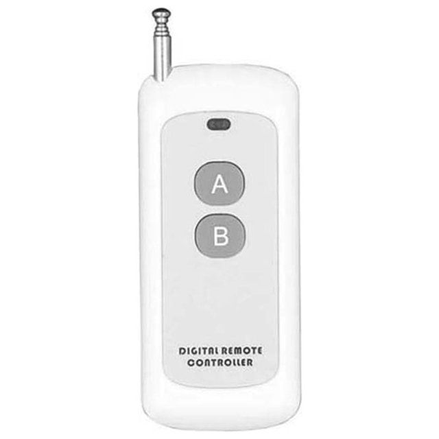 Yeacher Télécommande Sans Fil 2 Ch 1000 m Longue Distance Haute Puissance 2 Canaux RF 433 Portable Porte-Clés