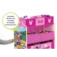 thumbnail image 2 of Disney Minnie Mouse Playroom Solution by Delta Children – Set Includes Table and 2 Chairs and a 6-Bin Toy Organizer, 2 of 9