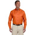 thumbnail image 3 of Harriton Chemise à Manches Longues en Sergé pour Hommes Easy blendTM avec Élimination des Taches, 3 of 4