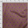 thumbnail image 2 of oneOone Silk Tabby Fabric Swirl Block Printed Craft Fabric BTY 42 Inch Wide, 2 of 4