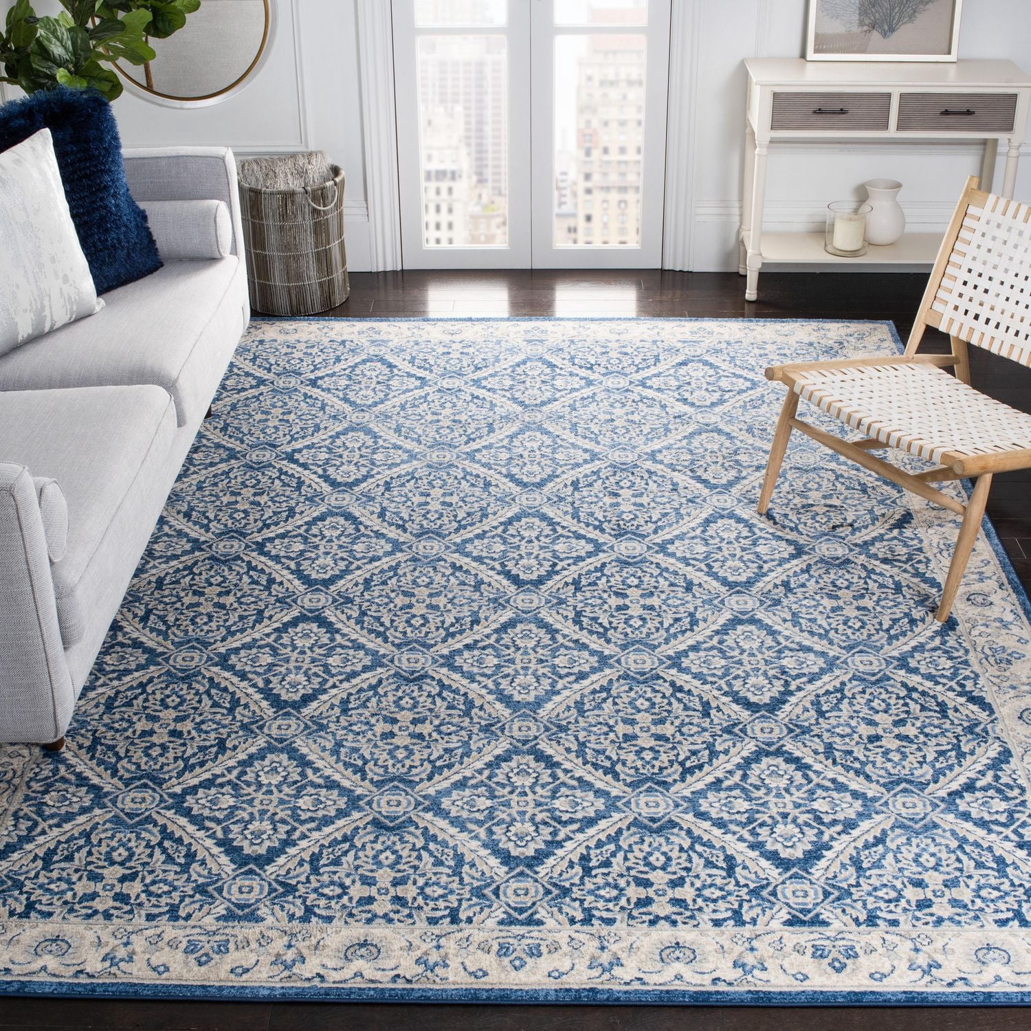 SAFAVIEH Brentwood Brandy Tapis Géométrique Floral