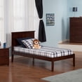 thumbnail image 1 of Leo & Lacey Madison Twin Solid Wood Platform Bed in Walnut, 1 of 2