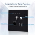 thumbnail image 4 of Yeacher In-Wall Wireless WiFi Router 300M AP Access Point WiFi Router USB-Charging Socket Wall Mount Wi-Fi AP Router with WPS Encryption, 4 of 8