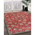 thumbnail image 2 of Ahgly Company Tapis Rectangulaire Intérieur Traditionnel Persan Rouge, 7 Pieds x 10 Pieds, 2 of 6