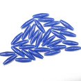 thumbnail image 1 of Perles Spaghetti 19 x 6 mm Bleu Opaque Lot de 100, 1 of 1