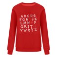 thumbnail image 4 of CEHVOM Fashion Woman Long Sleeve Round Neck Printing Blouse Causal Pullover Tops Clearance, 4 of 4