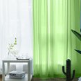 thumbnail image 4 of MAWCLOS Rideau de Fenêtre 2 Panneaux Rideaux Transparent Long Voile Transparent Poche pour Tringle Uni Blanc Habillages Basique Plusieurs Tailles Vert 2 Pcs-L : 20 Pouces x H : 98 Pouces, 4 of 5