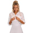 thumbnail image 1 of Youkk Elegant Open Front Cape Gift For Wedding Shawls Wraps Lightweight Shawls Wraps For Evening Dress White, 1 of 6