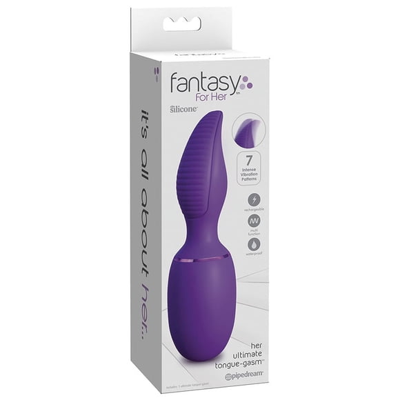 Fantasy For Her Her Ultimate Tongue-Gasm Clitoral Vibrator, Purple