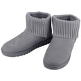 thumbnail image 1 of GPCT Bottes d'Hiver pour Femme en Suède Mi-Mollet Botte Chaussure Courte Peluche Doublure Chaude Chaussures, 1 of 5