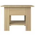 thumbnail image 2 of vidaXL Coffee Table Sonoma Oak 55x55x42 cm Engineered Wood, 2 of 4
