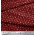 thumbnail image 3 of Soimoi Polyester Crepe Fabric Swirl,Triangle & Floral Artistic Decor Fabric Printed Yard 42 Inch Wide, 3 of 3