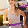 thumbnail image 1 of BKER Sac Banane pour Course à Pied pour Femmes et Hommes Sac Ceinture Bandoulière avec Sangle Réglable pour Randonnée Sport Voyage Noir, 1 of 6