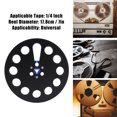 thumbnail image 3 of 7 Inch Empty Tape Reel, Aluminum NAB Flanges Universal Open Reel Tape Empty Reel for 1/4 Inch Tape, for , for  Studer, 3 of 7
