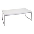 thumbnail image 2 of Wall Table Basse Blanche Street avec Pattes en Métal Chromé, 2 of 2