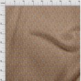 thumbnail image 4 of oneOone Rayon Brown Fabric Floral Craft Projects Decor Fabric Printed By The Yard 56 Inch Wide, 4 of 5