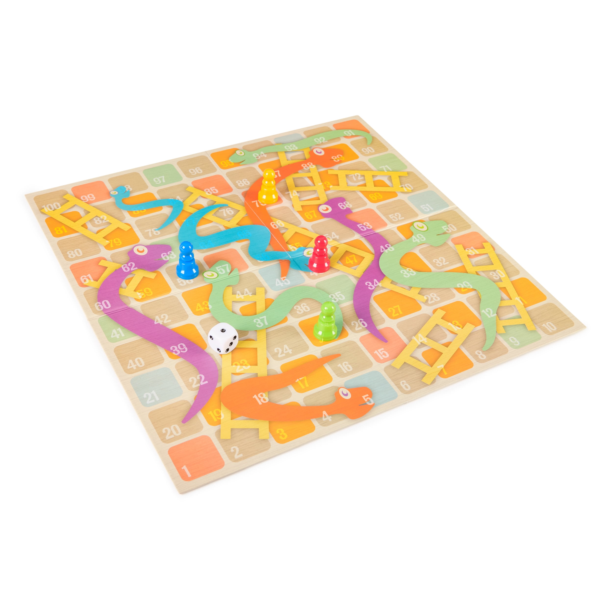Spin Master Games, Cardinal Classics Snakes & Ladders Board Game, Walmart Exclusive, 2-4 Players, for Ages 5 & Up