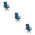 thumbnail image 2 of VONKY 3pack/lot Chair Cover Thickened And Anti-Skid Stay Securely In Place For Added Dust-proof Polyester peacock blue L 3Set, 2 of 6