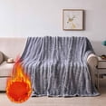 thumbnail image 1 of Oefntac Blanket Solid Colour Flannel Rabbits Hair Blanket Nap Cover Blanket Heavy Sofa Blanket Velvet Blanket, 1 of 8