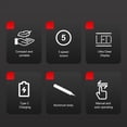 thumbnail image 4 of Electric Screwdriver Set, Aluminum Alloy 32 in 1 Bits Cordless Mini Driver with 280mAh Battery for RC Model Repairs & Home Maintenance, 4 of 7
