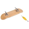 thumbnail image 4 of Planche à Doigts Ensemble de Jeu de Fingerboard, 1 Pce Planche à Roulettes en Alliage d'Érable Massif avec Boîte Réduire la Pression Cadeaux Bois Bleu Foncé Mini Roues à Roulement à Billes Professionnel avec Rangement, 4 of 8