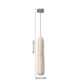 thumbnail image 3 of LSLJS Mousseur à Lait Rechargeable Portatif, Mousseur Électrique Étanche, Fouet Détachable en Acier Inoxydable, Mousseur à Boisson pour Lattés Cappuccino, Mousseur à Lait Électrique, 3 of 8