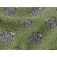 thumbnail image 4 of oneOone Viscose Jersey Fabric Elephant Block Printed Fabric 1 Yard 60 Inch Wide, 4 of 5