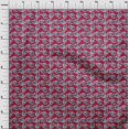 thumbnail image 3 of oneOone Cotton Flex Fabric Leaves & Floral Block Printed Craft Fabric BTY 40 Inch Wide, 3 of 4