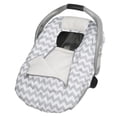 thumbnail image 2 of Jolly Jumper Arctic Sneak-a-Peek Infant Car Seat Cover | Fleece-Lined, Elasticized Winter Cover with Peek-a-Boo Flap & Dual Zippers | Machine Washable, 2 of 4