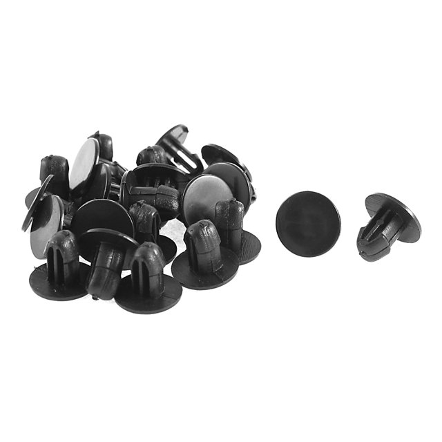 Unique Bargains 22 Pcs Machine Cover Plastic Clips 6mm Hole Dia for Honda