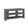 thumbnail image 1 of Monarch Specialties Tv Stand, 42 Inch, Console, Media Entertainment Center, Storage Shelves, Living Room, Bedroom, Laminate, Grey, Contemporary, Modern, 1 of 2