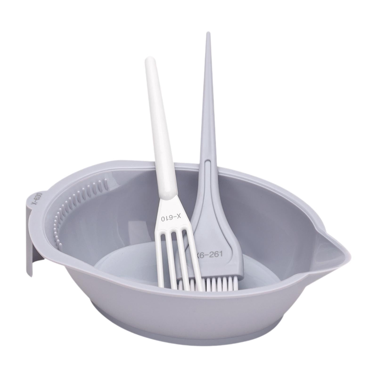 TISHITA Hair Coloring Tool DIY Hair Color Hair Coloring Bowl Set for DIY Hair Dyeing Grey