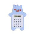 thumbnail image 2 of PEONAVET Bear Calculator Cute Bear Calculator, Basic Button Battery Powered, Handheld Calculator Schools and Can Choose , Yellow, Blue, Cyan and Brown., 2 of 3