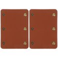 thumbnail image 2 of Shisuyan Suitcase Handle Wrap Brown Pu Leather 2Pack 5.1X3.5X0.08In, 2 of 8